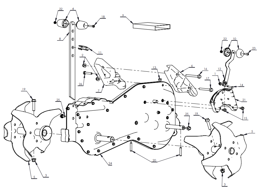 Ardisam Inc.. 20140 PARTS BAG HARDWARE VICTORY