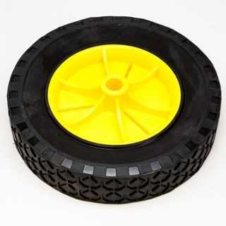 Picture of 25841 WHEEL YELLOW 8 IN OD X 5/8 IN ID RUBBER