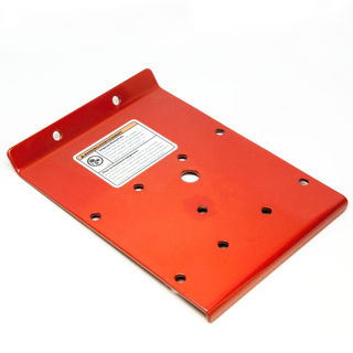 Picture of 23556 ASSEMBLY PLATE TRANNY MOUNT W/ DECAL RED