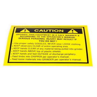 Picture of 5004100 DECAL-CAUTION OPERATE THIS EQUIPMENT