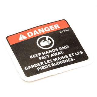 Picture of 24940 DECAL DANGER KEEP HANDS FEET AWAY 2