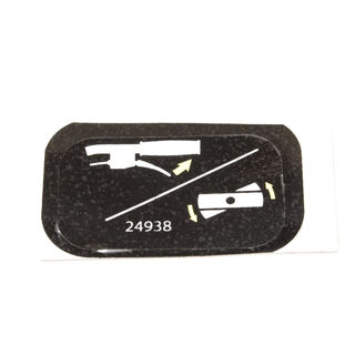 Picture of 24938 DECAL THROTTLE CONTROL EDGER