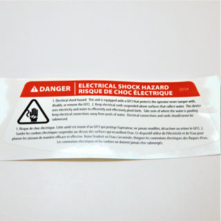 Picture of 23724 DECAL WARNING ELECTRICAL SHOCK EN FR