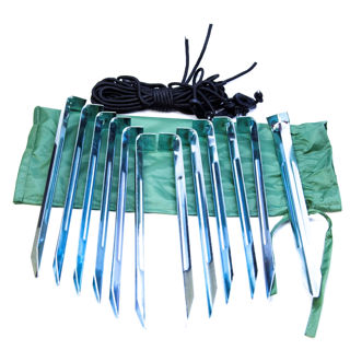 Picture of 30387 BAG GROUND STAKES AND ROPES T3 T4 GREEN