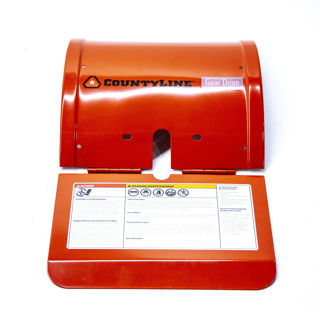 Picture of 23555 ASSEMBLY HOOD WITH WARNING DECAL ORANGE