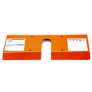 Picture of 23561 ASSEMBLY TINE SHIELD FT W/ DECALS ORANGE